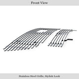 Stainless Steel Main Upper + Lower Bumper Stainless Steel Billet Grille 2001-2003 Ford F-150 Harley Davidson GR06FGF56S