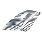 Stainless Steel Main Upper + Lower Bumper Stainless Steel Billet Grille 2004-2005 Ford F-150 (With OE Honeycomb Style Grille, Not for Bar Style) GR06FGI94S