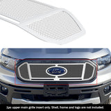 Stainless Steel Main Upper Mesh Grille 2019-2023 Ford Ranger Not for Lariat Model GR06GEA46T