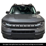 Stainless Steel Main Upper Black Wire Mesh Grille 2021-2025 Ford Bronco Sport GR06GEB61H