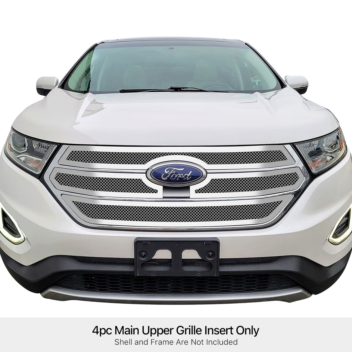 Stainless Steel Main Upper Mesh Grille 2015-2018 Ford Edge GR06GEB91T