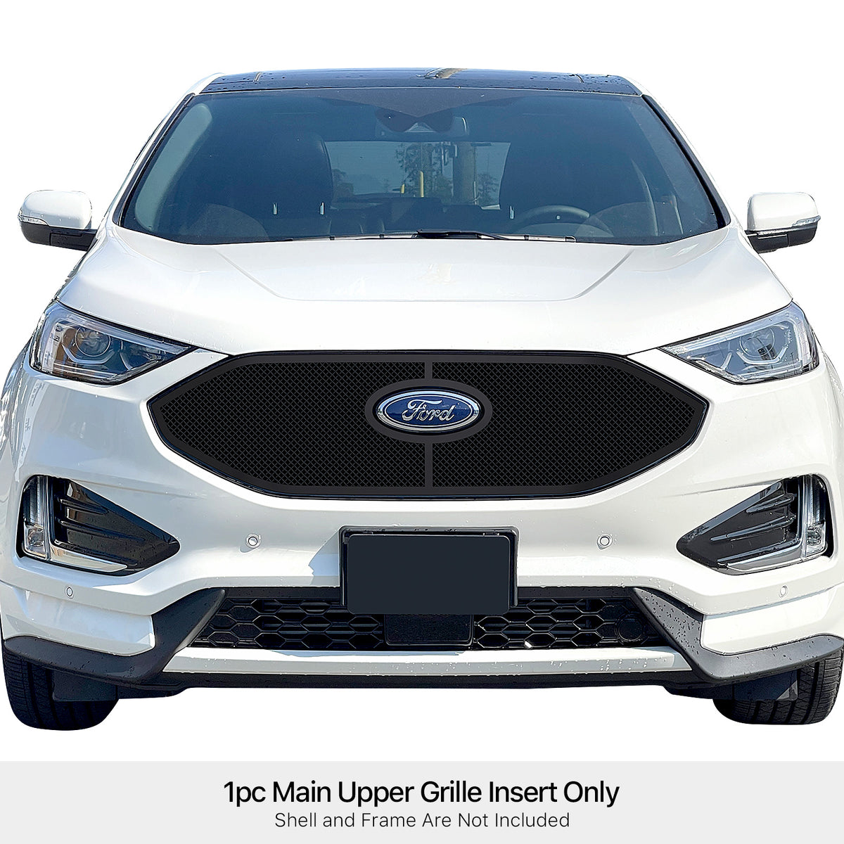 Stainless Steel Main Upper Black Wire Mesh Grille 2019-2022 Ford Edge ST&ST-Line/2023-2024 Ford Edge SE&SEL&ST&ST-Line GR06GEB94H