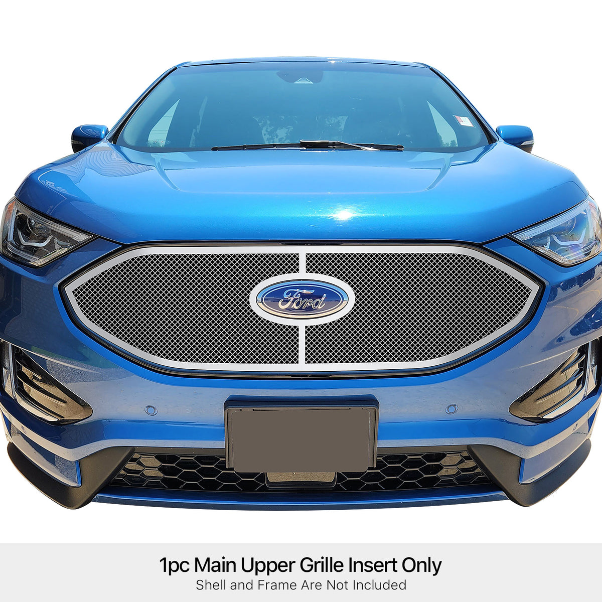 Stainless Steel Main Upper Mesh Grille 2019-2022 Ford Edge ST&ST-Line/2023-2024 Ford Edge SE&SEL&ST&ST-Line GR06GEB94T