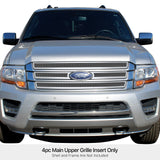 Stainless Steel Main Upper Mesh Grille 2015-2017 Ford Expedition GR06GEB97T