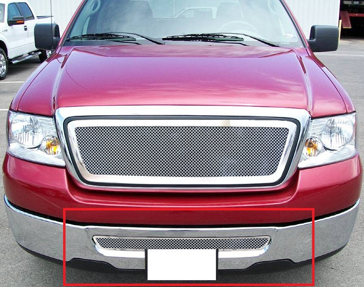Stainless Steel Lower Bumper Mesh Grille 2004-2005 Ford F-150 GR06GEC51T