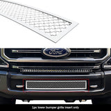 Stainless Steel Lower Bumper Mesh Grille 2020-2022 Ford F-250 2020-2022 F-350/2020-2022 F-450 GR06GEJ66S