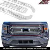 Stainless Steel Main Upper Mesh Grille 2021-2023 Ford F-150 XL/ 2021-2023 Ford F-150 XLT GR06GEJ77S