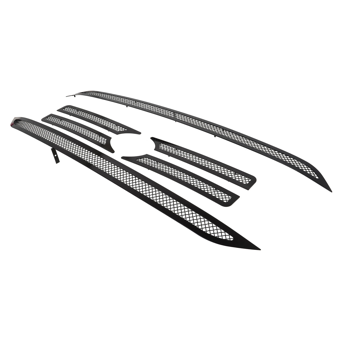 Stainless Steel Main Upper Black Wire Mesh Grille 2021-2023 Ford F-150 Lariat GR06GEJ78H