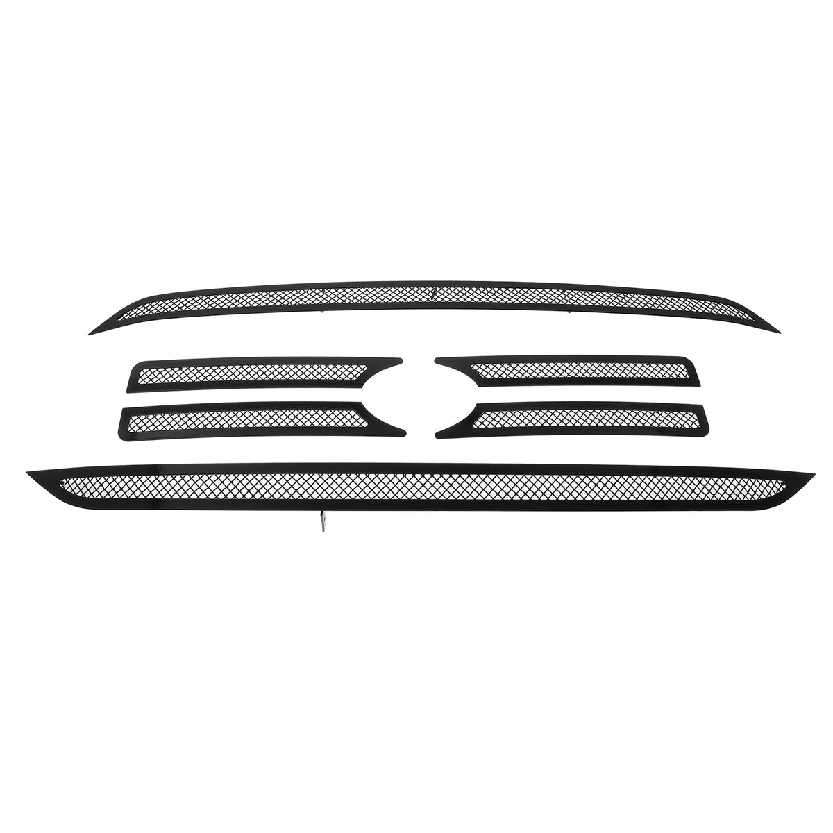 Stainless Steel Main Upper Black Wire Mesh Grille 2021-2023 Ford F-150 Lariat GR06GEJ78H