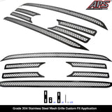 Stainless Steel Main Upper Black Wire Mesh Grille 2021-2023 Ford F-150 Lariat GR06GEJ78K