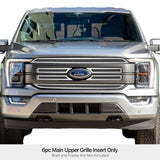 Stainless Steel Main Upper Mesh Grille 2021-2023 Ford F-150 Lariat GR06GEJ78T