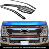 Stainless Steel Main Upper Black Wire Mesh Grille 2020-2021 Ford F-250 XL/ 2020-2021 Ford F-250 XLT/ 2020-2021 Ford F-350 XL/ 2020-2021 Ford F-350 XLT GR06GEJ79K