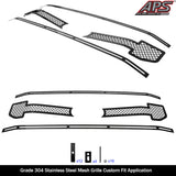 Stainless Steel Main Upper Black Wire Mesh Grille 2020-2021 Ford F-250 XL/ 2020-2021 Ford F-250 XLT/ 2020-2021 Ford F-350 XL/ 2020-2021 Ford F-350 XLT GR06GEJ79K