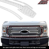 Stainless Steel Main Upper Mesh Grille 2020-2021 Ford F-250 XL/ 2020-2021 Ford F-250 XLT/ 2020-2021 Ford F-350 XL/ 2020-2021 Ford F-350 XLT GR06GEJ79S