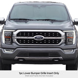 Stainless Steel Lower Bumper Black Wire Mesh Grille 2021-2023 Ford F-150 GR06GFB34K