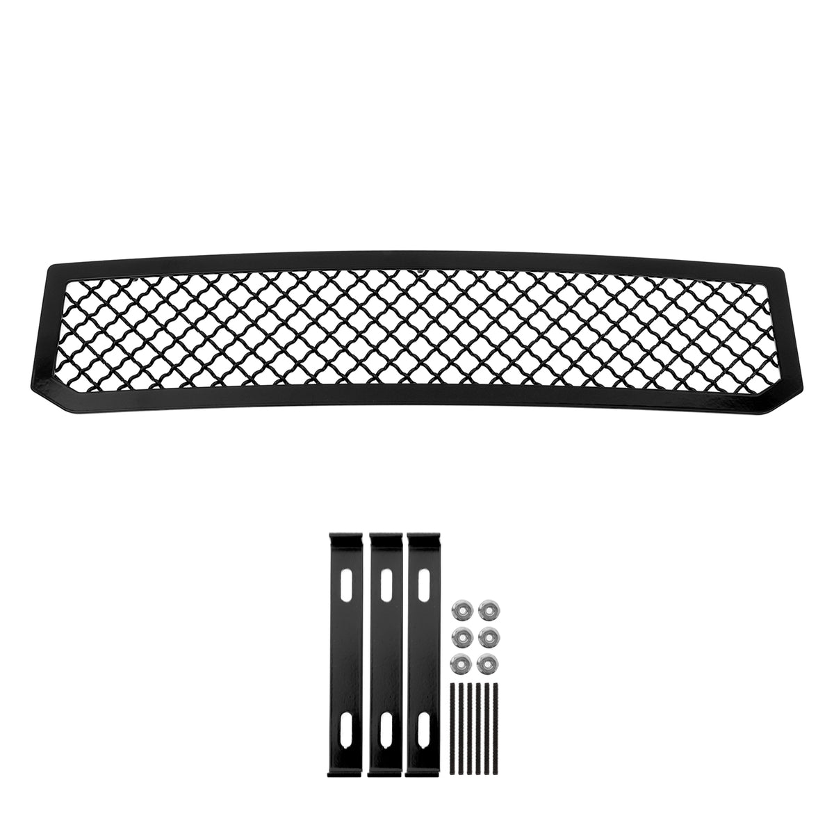 Stainless Steel Lower Bumper Black Wire Mesh Grille 2021-2023 Ford F-150 GR06GFB34K