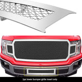 Stainless Steel Lower Bumper Mesh Grille 2018-2020 Ford F-150 (drilling may be required for XL/XLT/King Ranch/Plantinum) GR06GFD01S