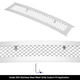 Stainless Steel Lower Bumper Mesh Grille 2018-2020 Ford F-150 (drilling may be required for XL/XLT/King Ranch/Plantinum) GR06GFD01S