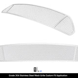 Stainless Steel Main Upper Mesh Grille 2015-2017 Ford Mustang Only for V6 Base Models GR06GFD02T