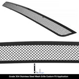 Stainless Steel Lower Bumper Black Wire Mesh Grille 2015-2017 Ford Mustang Base V6 /2015-2017 Ford Mustang Ecoboost V6 GR06GFD03H