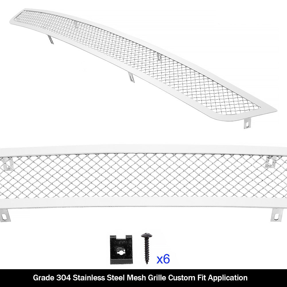 Stainless Steel Lower Bumper Mesh Grille 2015-2017 Ford Mustang GT V8 GR06GFD05T