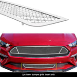 Stainless Steel Lower Bumper Mesh Grille 2018-2022 Ford Mustang GR06GFD07T