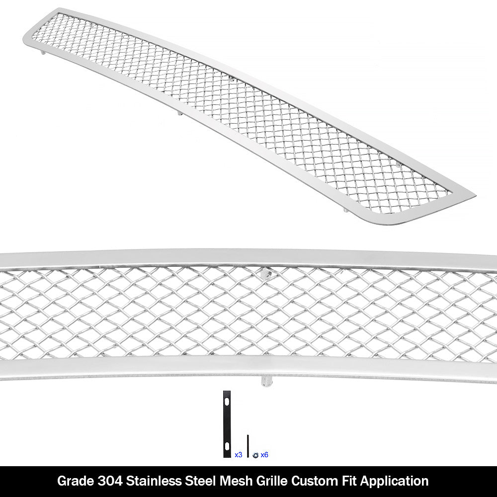 Stainless Steel Lower Bumper Mesh Grille 2018-2022 Ford Mustang GR06GFD07T