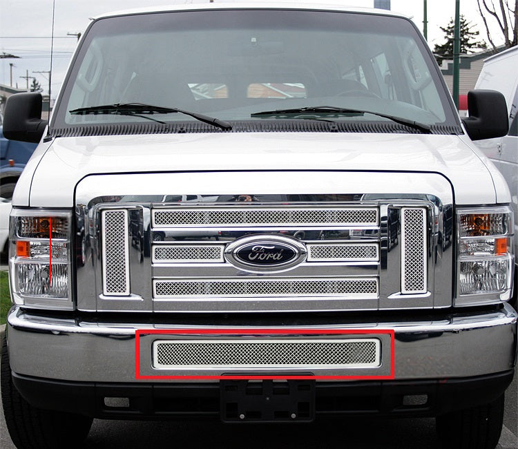 Stainless Steel Lower Bumper Mesh Grille 2008-2014 Ford Econoline /2008-2014 Ford E-Series GR06GFF59T