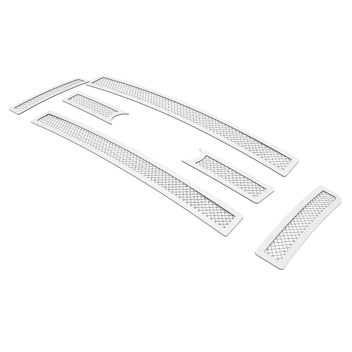 Stainless Steel Main Upper Mesh Grille 2009-2012 Ford F-150 Lariat /2009-2012 Ford F-150 King Ranch GR06GFG88T
