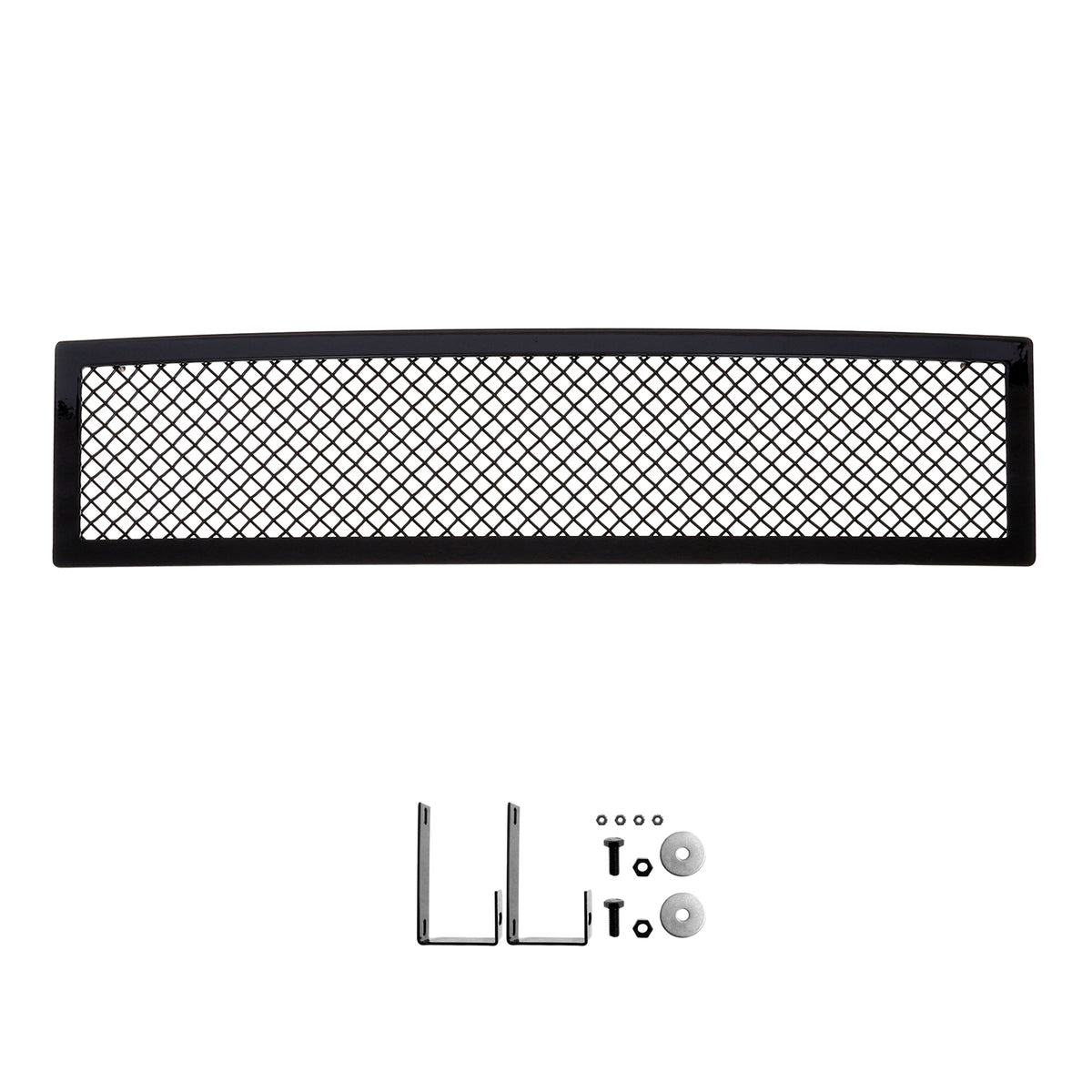 Stainless Steel Lower Bumper Black Wire Mesh Grille 2009-2014 Ford F-150 (Not For Harley Davidson And Raptor) GR06GFG89H