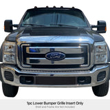Stainless Steel Lower Bumper Black Wire Mesh Grille 2011-2016 Ford F-250 SD All Model/2011-2016 Ford F-350 SD All Model/2011-2016 Ford F-450 SD All Model/2011-2016 Ford F-550 SD All Model GR06GFH29G