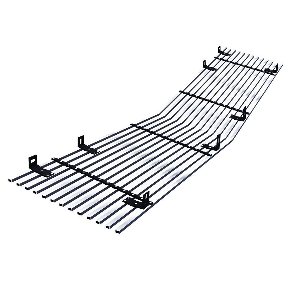 Stainless Steel Main Upper Stainless Steel Billet Grille 1967-1968 Ford Mustang GR06HEB48S