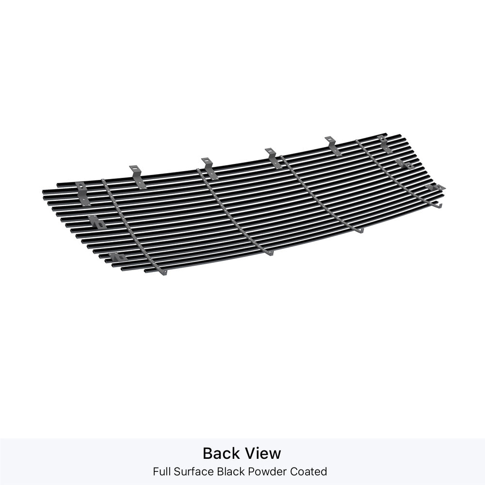 Stainless Steel Main Upper Black Stainless Steel Billet Grille 2004-2008 Ford F-150 All Model GR06HEB60J