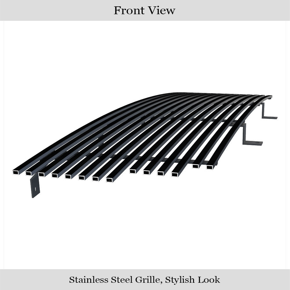 Stainless Steel Main Upper Black Stainless Steel Billet Grille 2001-2003 Ford Ranger Edge /2001-2003 Ford Ranger XLT 4WD Open Across The Top GR06HEC24J