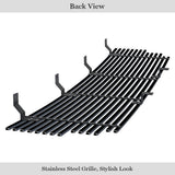 Stainless Steel Main Upper Black Stainless Steel Billet Grille 2001-2003 Ford Ranger Edge /2001-2003 Ford Ranger XLT 4WD Open Across The Top GR06HEC24J