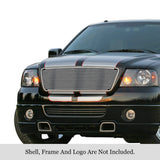 Stainless Steel Main Upper Stainless Steel Billet Grille 2004-2008 Ford F-150 (Not For FX2 Model) GR06HEC50S