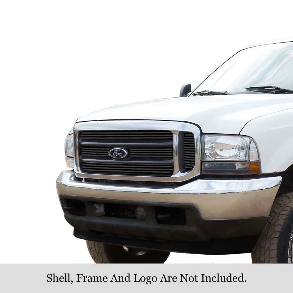 Stainless Steel Main Upper Black Stainless Steel Billet Grille Ford Excursion\Ford F-250 SD\Ford F-350 SD\Ford F-450 SD\Ford F-550 SD GR06HEC99J