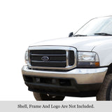 Stainless Steel Main Upper Black Stainless Steel Billet Grille Ford Excursion\Ford F-250 SD\Ford F-350 SD\Ford F-450 SD\Ford F-550 SD GR06HEC99J