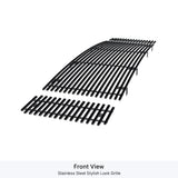 Stainless Steel Main Upper Black Stainless Steel Billet Grille 2008-2010 Ford F-250 /2008-2010 Ford F-350 /2008-2010 Ford F-450 /2008-2010 Ford F-550 GR06HEE41J