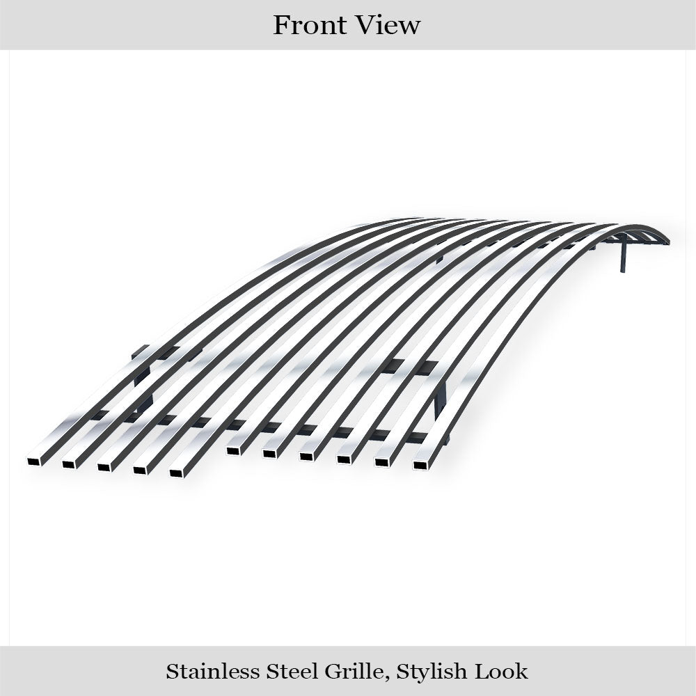 Stainless Steel Main Upper Stainless Steel Billet Grille 1997-1998 Ford Expedition /1997-1998 Ford F-150 Bar Style/1997-1998 Ford F-250 Bar Style GR06HEJ29S