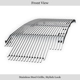 Stainless Steel Main Upper Stainless Steel Billet Grille 2017-2019 Ford F-250 Without Front Camera/2017-2019 Ford F-350 Without Front Camera/2017-2019 Ford F-450 Without Front Camera/2017-2019 Ford F-550 Without Front Camera GR06HFC63S