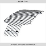 Stainless Steel Main Upper Stainless Steel Billet Grille 2018-2020 Ford F-150 Without Front Camera GR06HFD00S