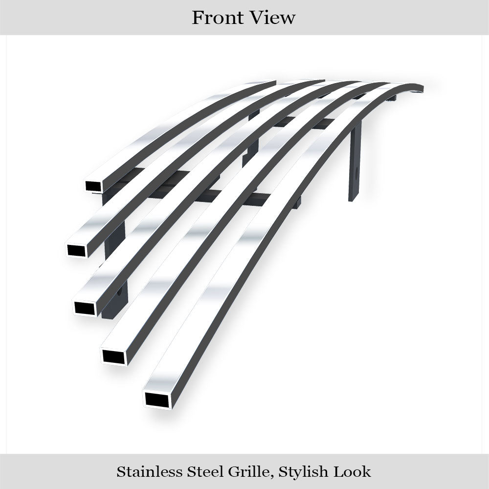 Stainless Steel Main Upper Stainless Steel Billet Grille 1994-1998 Ford Mustang GR06HFJ01S