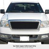 Stainless Steel Main Upper Rivet Grille 2004-2008 Ford F-150 Honeycomb Style Not For FX2/FX4 and King Ranch Model GR06LEG25K
