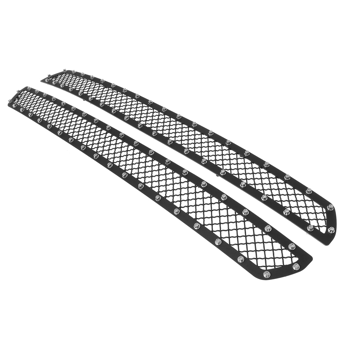 Carbon Steel Main Upper Rivet Grille 2018-2020 Ford F-150 King Ranch Square Mesh Style/2018-2020 Ford F-150 Plantium Square Mesh Style GR06LFD43K