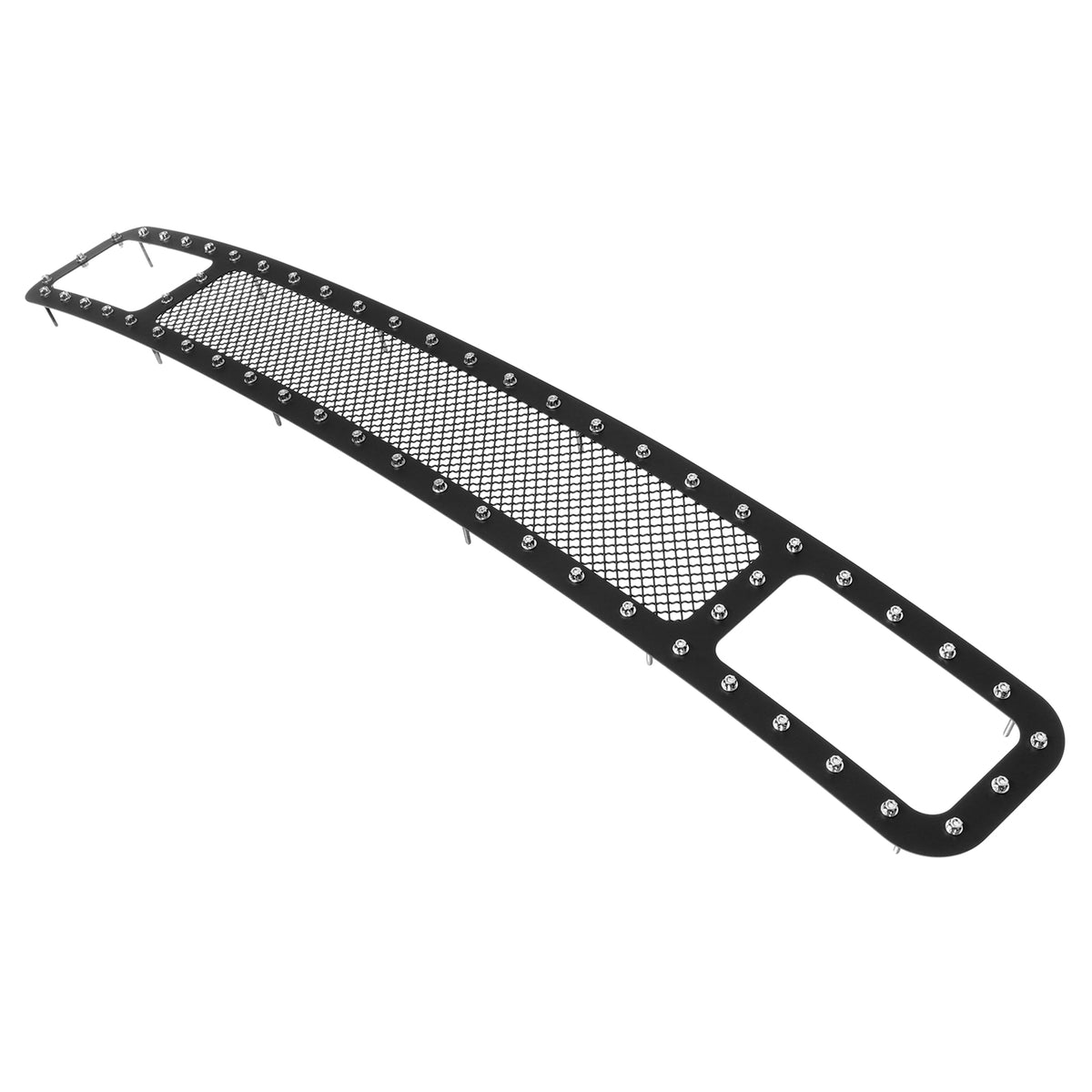 Stainless Steel Lower Bumper Rivet Grille 2011-2016 Ford F-250 SD All Model/2011-2016 Ford F-350 SD All Model/2011-2016 Ford F-450 SD All Model/2011-2016 Ford F-550 SD All Model GR06LFH29H
