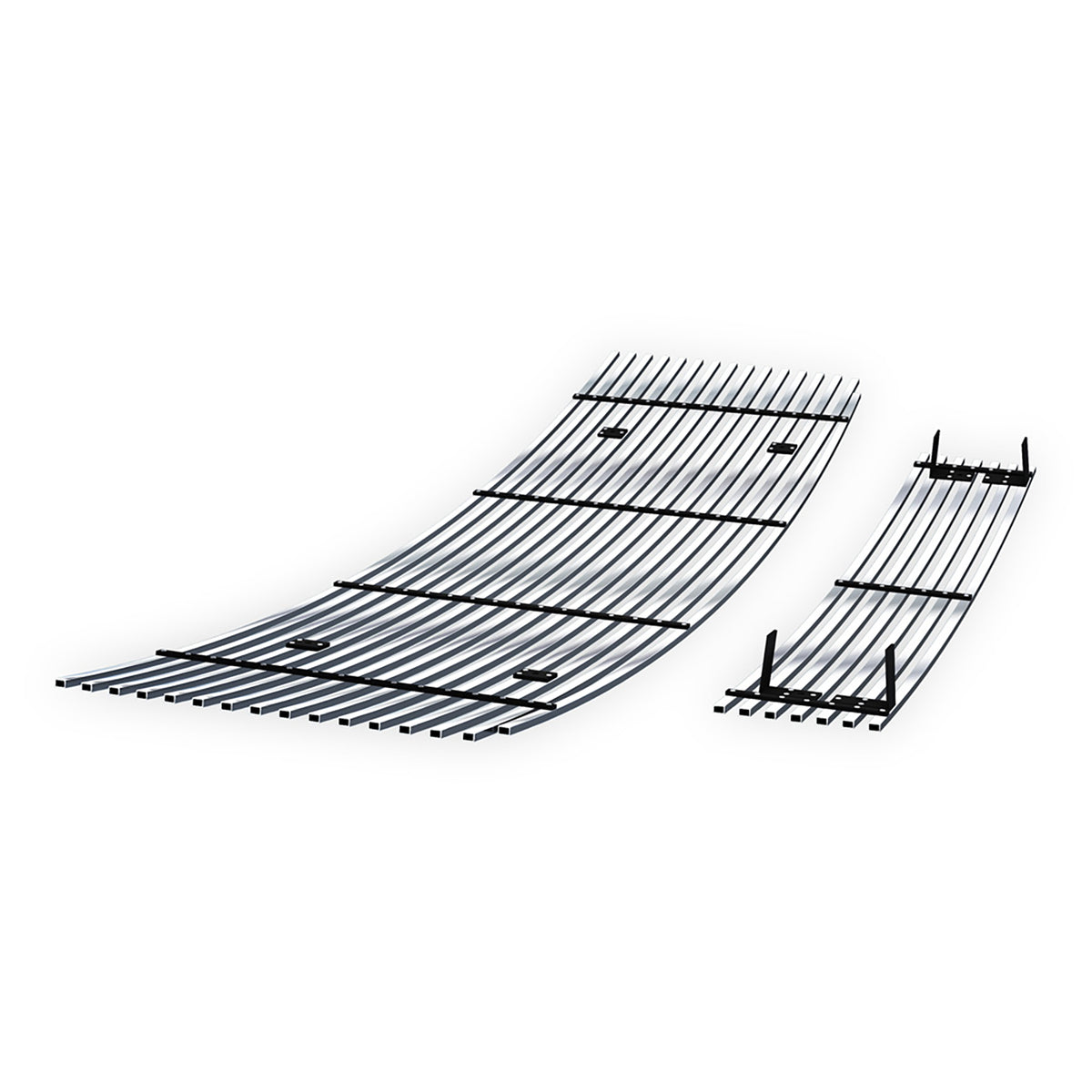 Stainless Steel Main Upper + Lower Bumper Stainless Steel Billet Grille 2007-2013 GMC Sierra 1500 GR07FAA81S