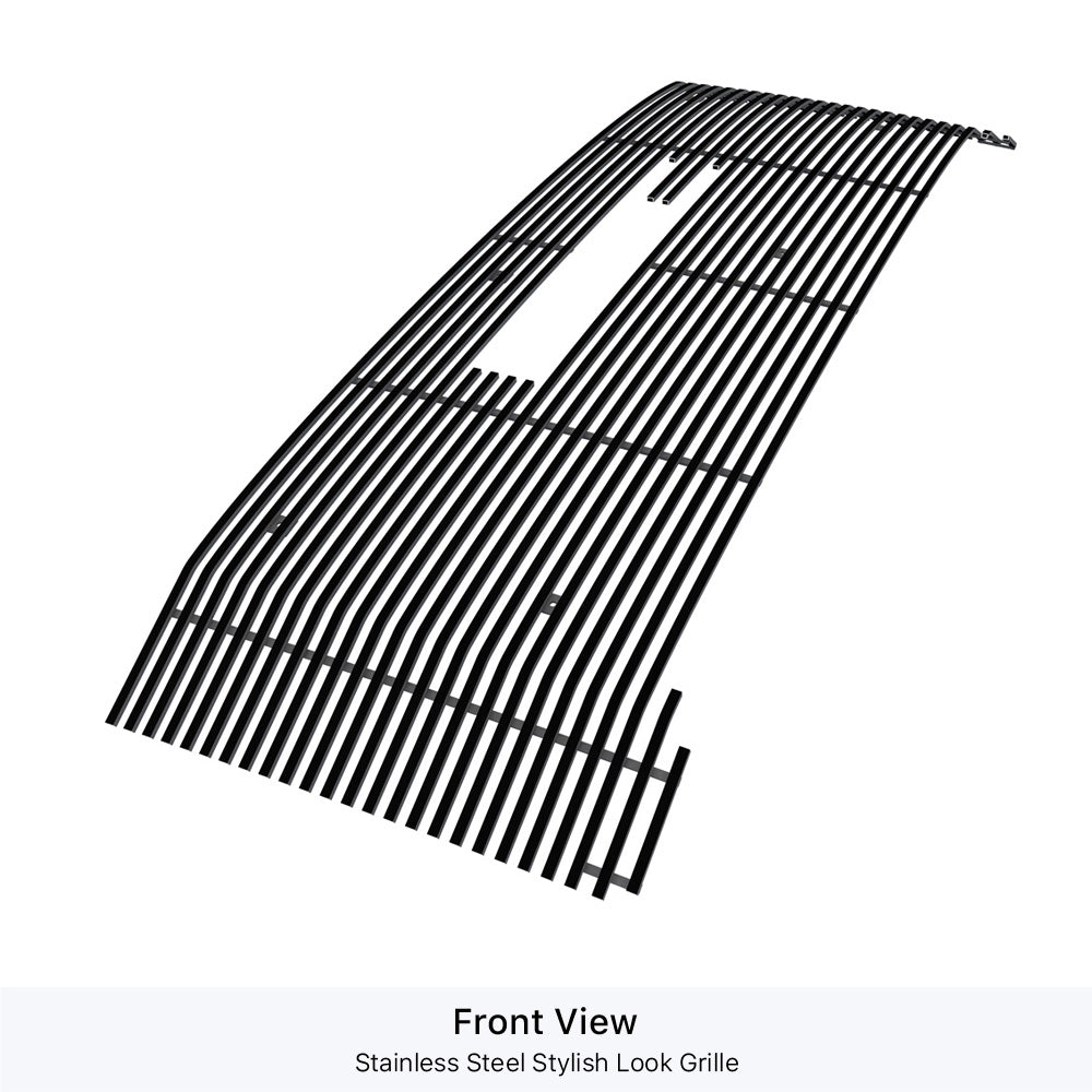 Stainless Steel Main Upper Black Stainless Steel Billet Grille 2020-2023 GMC Sierra 2500 SLE/ 2020-2023 Sierra 2500 Base/ 2020-2023 Sierra 3500 SLE/ 2020-2023 Sierra 3500 Base GR07FEA97J