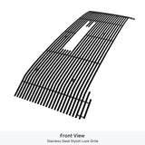 Stainless Steel Main Upper Black Stainless Steel Billet Grille 2020-2023 GMC Sierra 2500 SLE/ 2020-2023 Sierra 2500 Base/ 2020-2023 Sierra 3500 SLE/ 2020-2023 Sierra 3500 Base GR07FEA97J