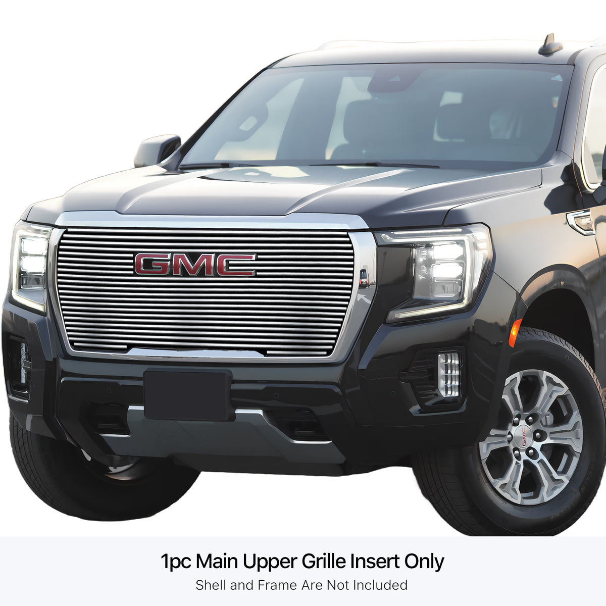Stainless Steel Main Upper Stainless Steel Billet Grille 2021-2024 GMC Yukon Not For Denali GR07FEB66S
